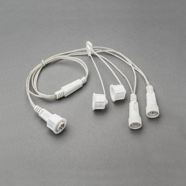 Konstsmide 4802-003 Förgreningskoppling 1-2 31V Transparent kabel