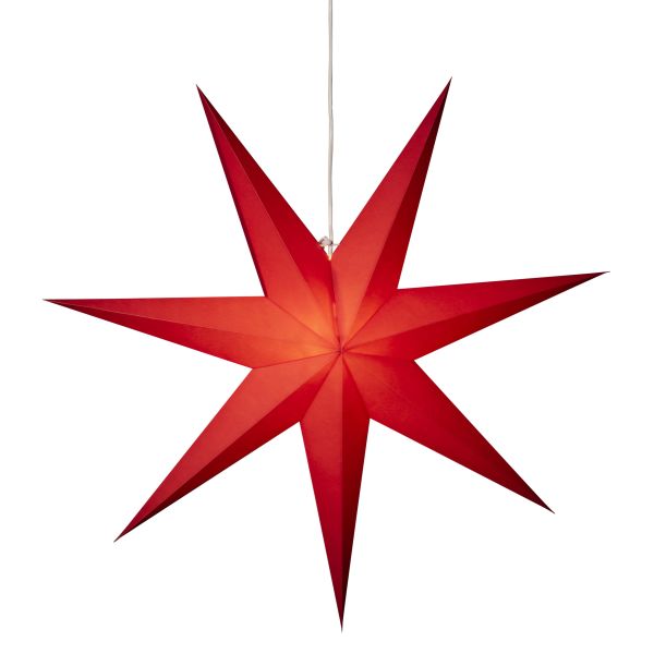 Konstsmide 5925-550 Julstjärna papper röd 78 cm