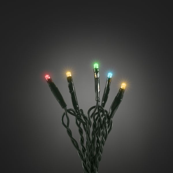 Konstsmide 6353-520 Ljusslinga färgade mörkgrön kabel 3.43 m