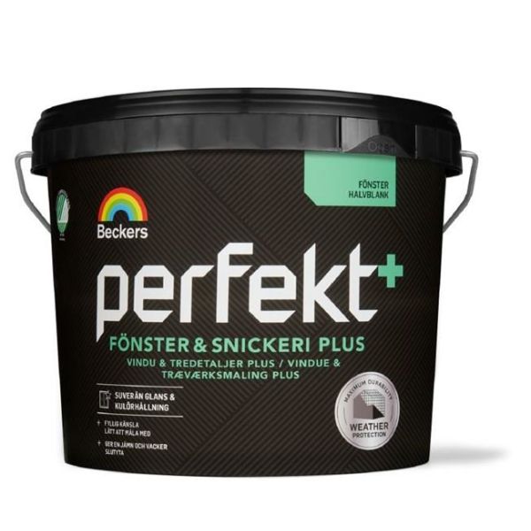 Beckers Perfekt Plus Fönster- och snickerifärg halvblank Vit