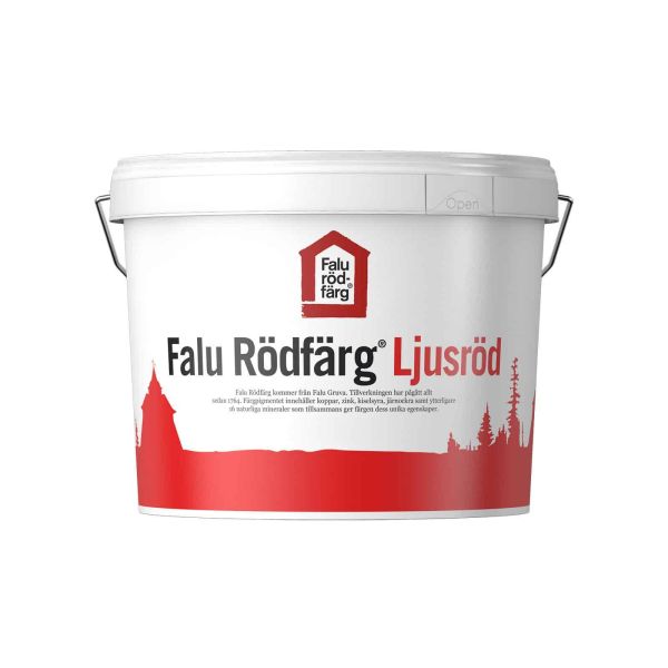 Falu Rödfärg Original Fasadfärg helmatt Ljusröd