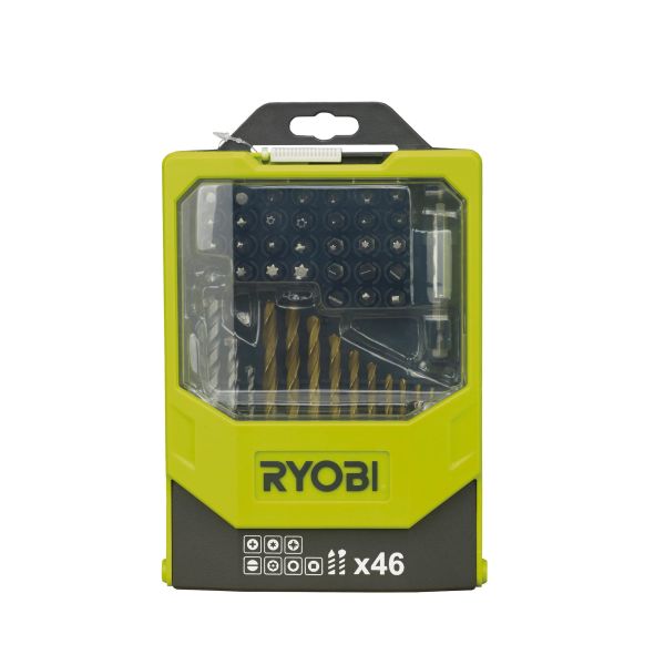 Ryobi RAK46MIX Borr- och bitssats 46 delar