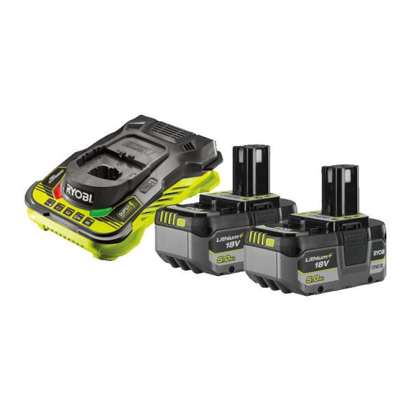 Ryobi RC18150-250X Laddpaket 2 st 18V 5,0 Ah