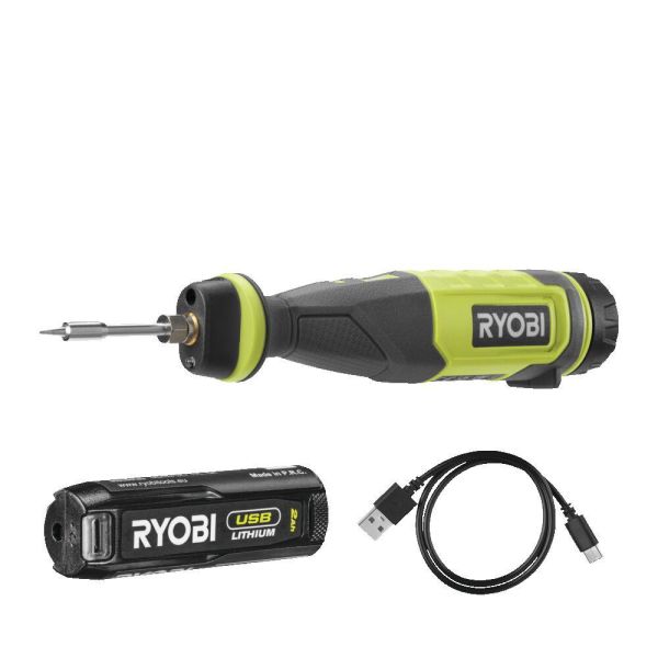 Ryobi RSI4-120G Lödpenna med batteri och laddare