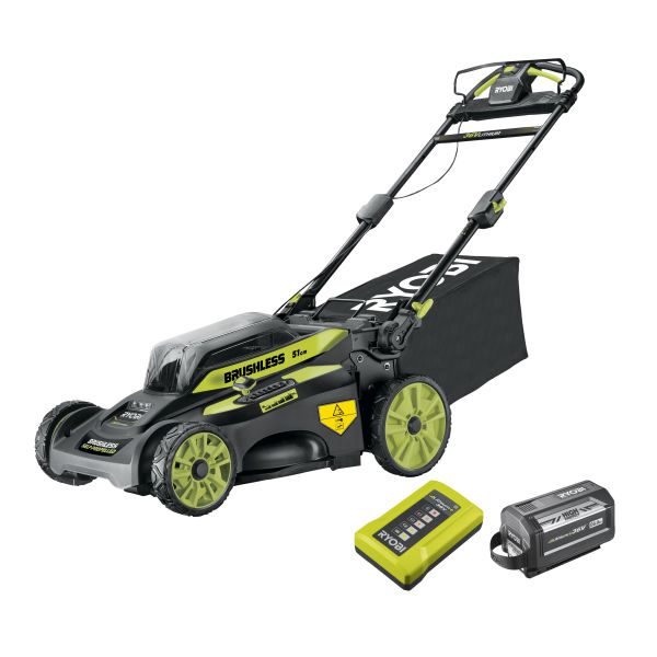 Ryobi RY36LMX51A-160 Gräsklippare med batteri och laddare