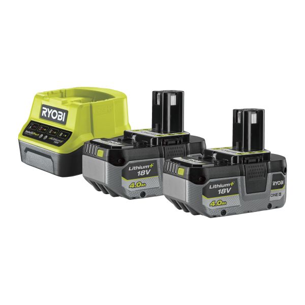 Ryobi RC18120-240X Laddpaket 2 st 18V 4,0 Ah