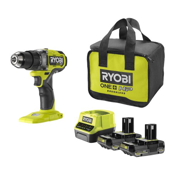 Ryobi RDD18X-220S Borrskruvdragare med batteri och laddare