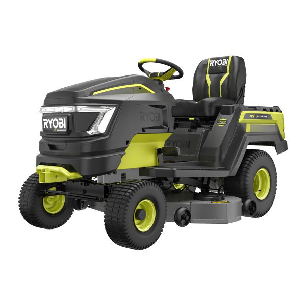 Ryobi RY72TMX117-310 Traktorgräsklippare med batteri och laddare