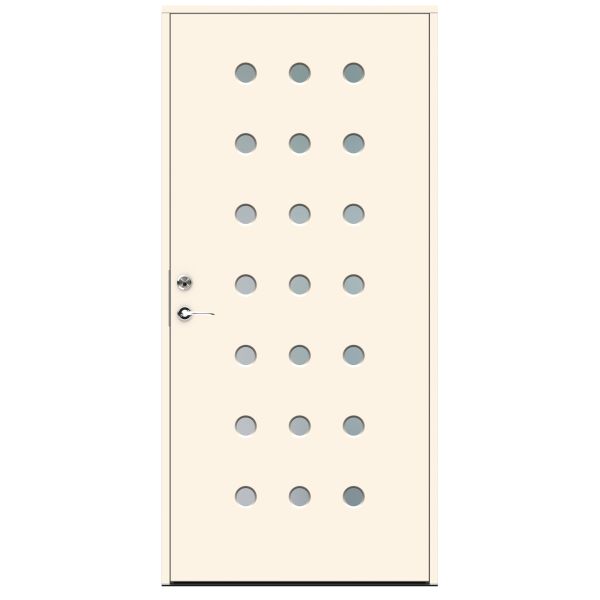 Swedoor Domino Ytterdörr vit (S 0502-Y) 2080×888 mm