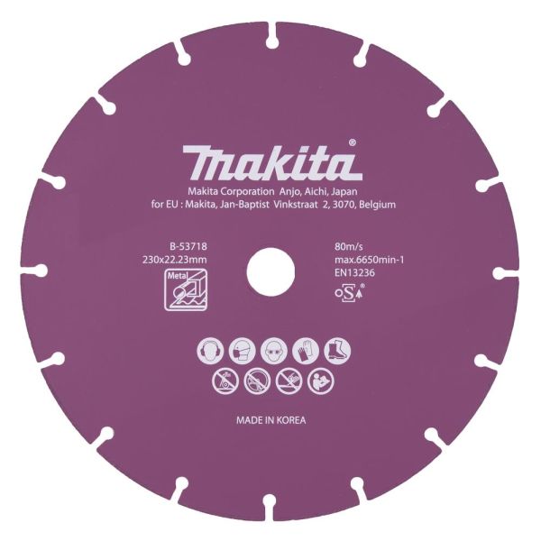 Makita B-53718 Diamantklinga 230×1,6×22,23 mm stål