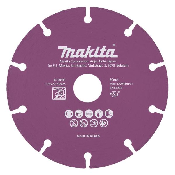 Makita B-53693 Diamantkapskiva 125×1,3×22,23 mm stål