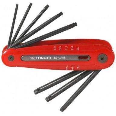 Facom 89R.JM8 Torx nøglesæt T8-T40, indehaver