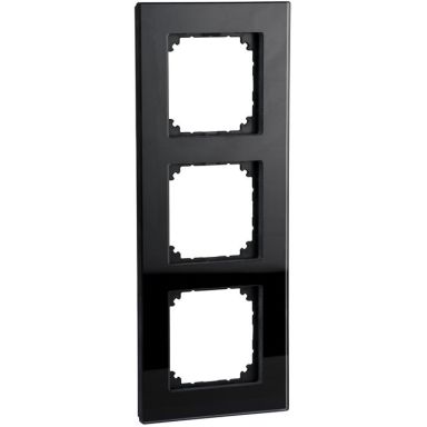 Schneider Electric Exxact Solid Ram glas, svart