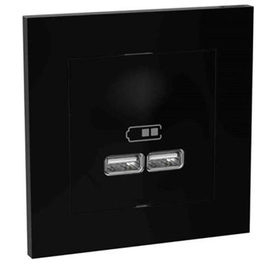 Elko Plus Laddstation infälld, 2 USB