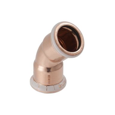 Geberit 1768151 Bøy 2 muffer, 45°
