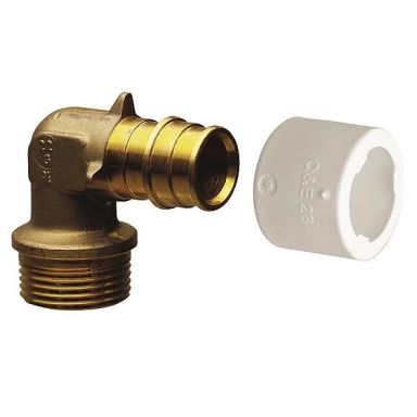 Uponor 1870227 Overgangsvinkel 90°, udvendigt gevind