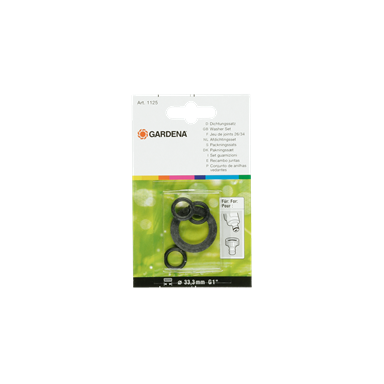 Gardena 1124 Pakningssett for hurtigkoblingssystem, 10-pakk
