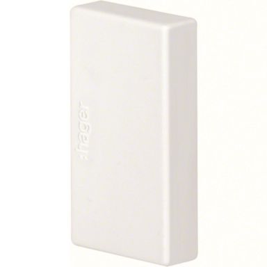 Hager LFF2003569016 Endestykke for matekanal, 20x35 mm