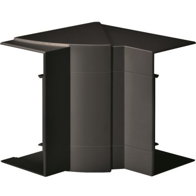 Hager BR651304H9011 Innvendig hjørne for vindusbenchkanal, 68x130 mm