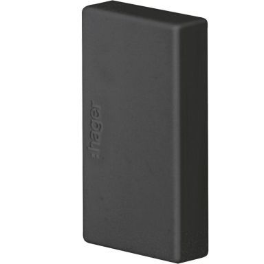 Hager LFF2003569011 Endestykke for matekanal, 20x33 mm