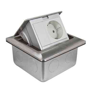 Schneider Electric Unica System+ Gulvboks 1 uttak, jordet