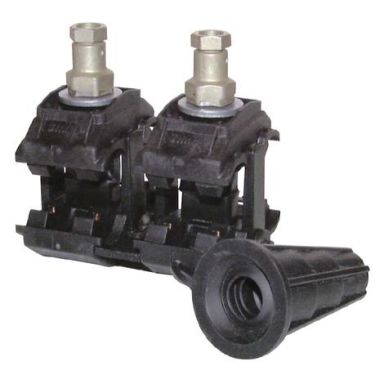 TE Connectivity P3X-95 Avgreiningsklemme 1 skrue, kobber/aluminium