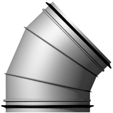 FläktGroup BDEB-45-025 Bøjning 45°