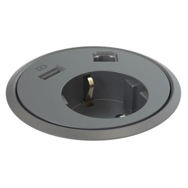 Kondator Powerdot PD12 Borduttak Schuko + data + USB