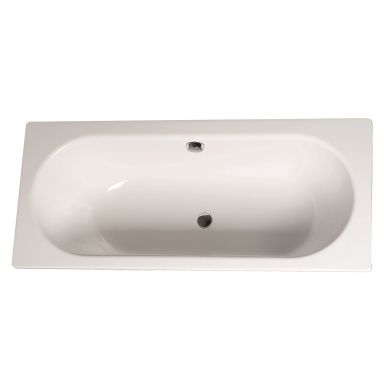 Gustavsberg GB2116030100 duobadkar med bundventil, 700 x 1600 mm