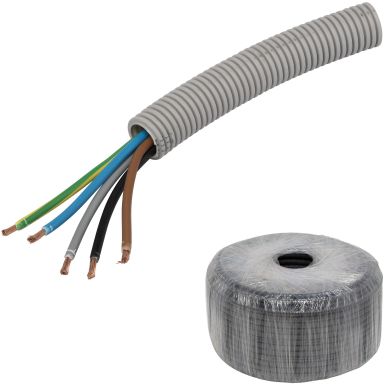 Pipelife RQ PowerFlex Kabel fördragen, 25 mm x 50 m, 5G6 mm²