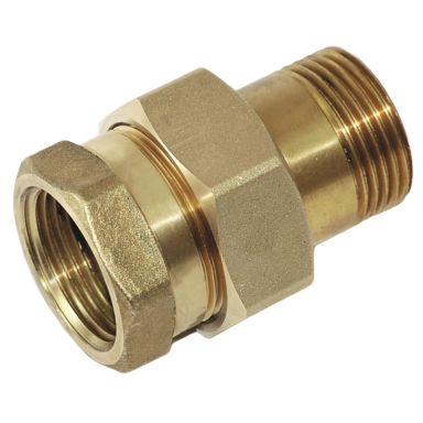 TA 50015032 Radiatorkobling rett, gul