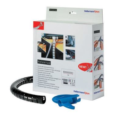Hellermann Tyton HWPP16 Sidontaspiraali Musta, 25 m