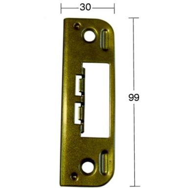 ASSA 6510 Slutbeslag 99 × 30 mm, 5-pak