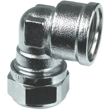 Gelia 3006147002 Klämringskoppling inv. gänga, vinkel, förkromad