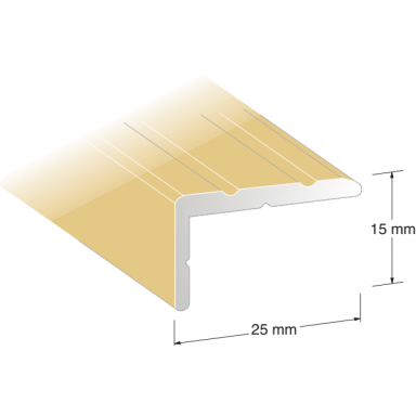 Duri 114902 Trappenos NO3-profil, sølv