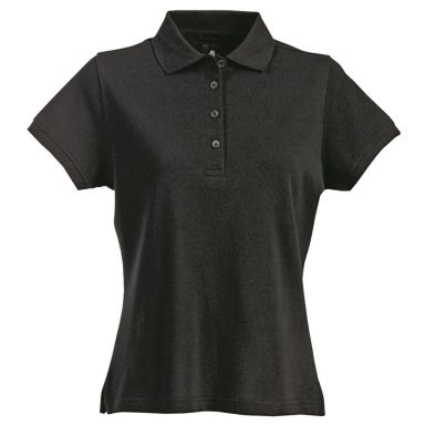Fristads 1723 PIQ Pikéskjorte svart