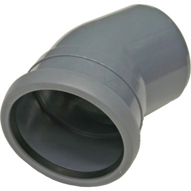 Pipelife 170326 Böj med 1 muff, 30°