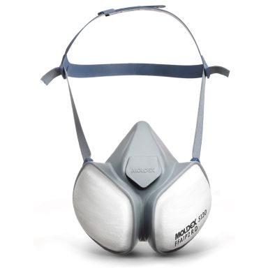 CleanSpace 523001 Halvmask med dubbel filterhållare