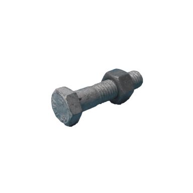 REYHER 40148250160100 Stålkonstruktionsskrue M16 del gevind 8.8, EN 15048, FZV