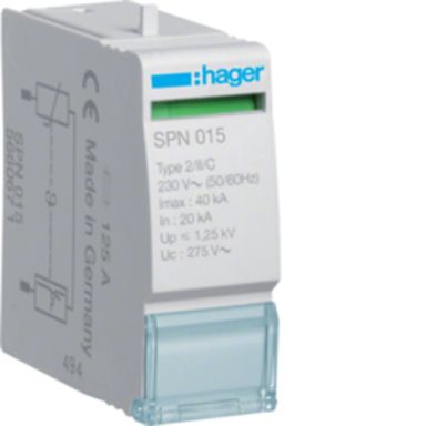 Hager SPN015 Panos sPN3xx- ja SPN4xx-suojaukseen