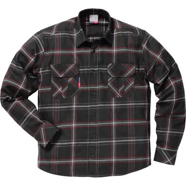 Fristads 104986-940 2XL Flannel skjorte sort