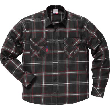 Fristads 104986-940 S Flanellskjorte svart