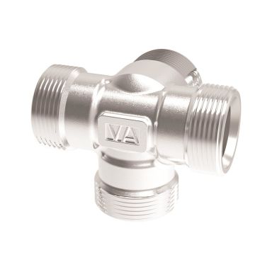 Vatette V6 Skruefitting T-hjørnerør, 4 stk 15 mm
