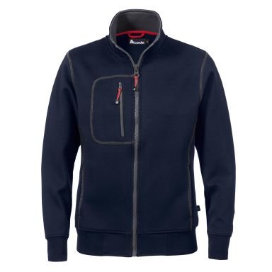 Fristads 1748 DF Sweatshirtjakke midnattsblå