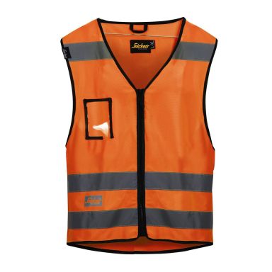 Snickers Workwear 9153 Vest varsel, oransje