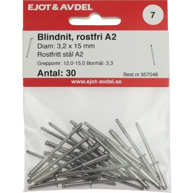 Ejot 120078 Blindnagel SS, RFR F30, 30-pakning