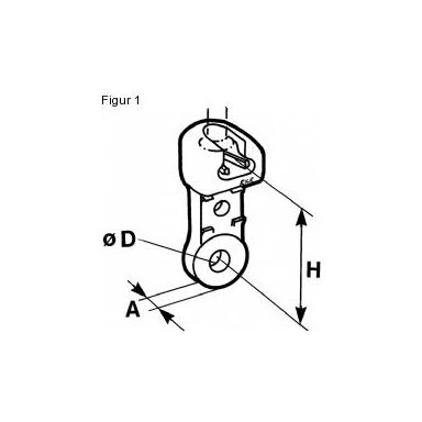 Necks 4399415 Klepphuslenke 28 kN