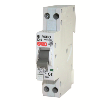 Garo RCBO GC C20A 1+N Personbeskyttelsesautomat 1 modul, 6 kA