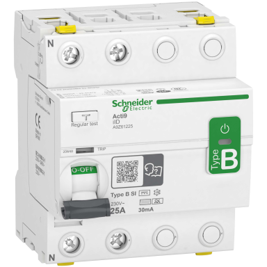 Schneider Electric Acti9 iID Jordfeilbryter B-SI, 2-polet