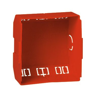 Schneider Electric 5971200 Skyddskåpa för datakontakter, röd, 10-pack
